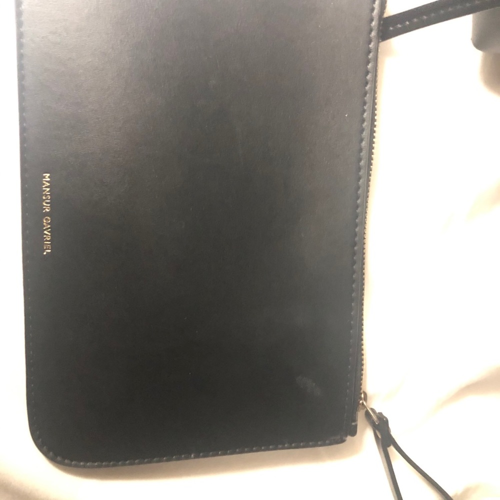 MANSUR GAVRIEL Large Black + Red Bucket Bag $999 - Picture 9 of 11
